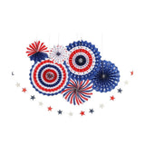 Star Paper String Banners - and Party Decorations for Birthday, Wedding, and Celebration