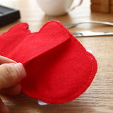 Christmas Tableware Bags Festive Theme Pattern Perfect for Decoration 6Pcs
