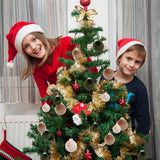 Velvet Christmas Ornaments Balls 15 Pcs 3.1 Inches / 8cm Large Christmas Baubles Shatterproof Xmas Ball for Christmas Tree