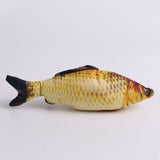 Creative Cat Toy 3D Fish Simulation Soft Plush Anti-Bite Catnip Interaction Chewing Fake Cat Fish Toy Pet Accessories