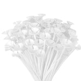 100Pcs Balloon Sticks - Balloon Stick and Cup for Party Wedding Plastic Balloon Sticks with Cups for Birthday Party, Wedding