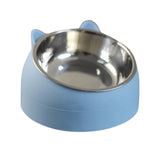 Pet Feeder Raised Metal Non Slip Food Feeder Tilted Elevated Container Drinking Cat Dog Bowl for Cats Small Medium Dogs Kitten
﻿