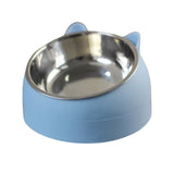 Pet Feeder Raised Metal Non Slip Food Feeder Tilted Elevated Container Drinking Cat Dog Bowl for Cats Small Medium Dogs Kitten
﻿