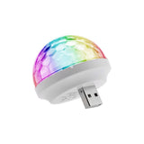 USB Mini Disco Ball Light, Sound Activated Party Light, Stocking Stuffers for Kids - Create a Festive Atmosphere with