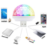 USB Mini Disco Ball Light, Sound Activated Party Light, Stocking Stuffers for Kids - Create a Festive Atmosphere with