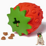 Dog Puzzle Toys, Rubber Dog Chew Toys,Treat Food Dispensing Dog Toys for Teeth Cleaning, Dog Ball Toy, Interactive Dog