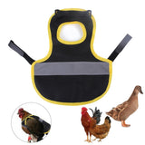 Poultry Hen Saddle Apron, with Adjustable Band Chicken Protection Clothes, Reflective Comfortable Duck for Chicken