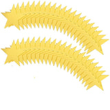40 Pieces Gold Stars Cutouts, Double Printed Star Paper Star Confetti Cutouts 5.9 Inch Glitter Stars Decorations for Bulletin Board Classroom Wedding Party Supplies