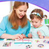 Friendship Bracelet Making Kits for Girls DIY Bracelet Maker Kit Toys Gifts for 5 6 7 8 9 10 11 12 13 Years Old Teen Girls, Handmade Bracelet String Toys for Kids Great Gifts