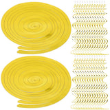 Golden PVC Spiral Pendant Party Decoration for Eye-Catching Design 30Pcs