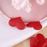 100Pcs Red Heart Paper Wedding Confetti for Romantic Table Decorations