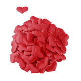 100Pcs Red Heart Paper Wedding Confetti for Romantic Table Decorations