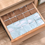 5pcs Drawer Divider Organizers, White DIY Plastic Grid,Plastic Adjustable Drawer Dividers,Household Storage Makeup Socks Underwear