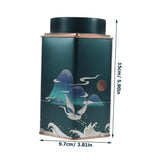 2 Pcs Mini Tea Storage Containers Tea Tins Coffee Tins Food Storage Container for Tea Coffee Herb Candy Chocolate Sugar Spices
