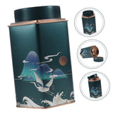 2 Pcs Mini Tea Storage Containers Tea Tins Coffee Tins Food Storage Container for Tea Coffee Herb Candy Chocolate Sugar Spices
