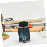 2 Pcs Mini Tea Storage Containers Tea Tins Coffee Tins Food Storage Container for Tea Coffee Herb Candy Chocolate Sugar Spices