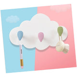 Cartoon Viscose Hook Wall-Mounted Door Behind Coat Hook Bathroom Wall Row Hook Seamless Strong Hook Coat Hooks