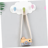 Cartoon Viscose Hook Wall-Mounted Door Behind Coat Hook Bathroom Wall Row Hook Seamless Strong Hook Coat Hooks