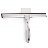 All-Purpose Shower Squeegee for Shower Doors, Bathroom, Window and Car Glass - Stainless Steel, 10 Inches