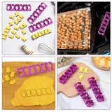 3Pcs Goldfish Cookie Cutter Fish Shaped Cracker Cutter Mini Plastic Goldfish Cookie Mold for Fondant Reusable Fish Cookie