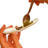 Latte Art Pen, White Spice Pen Electric Coffee Pen for Latte & Food DIY, Works with Cinnamon, Salt, White sugar, Fine Coffee Grinds