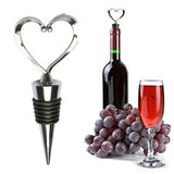 3 Pcs Wine Beverage Bottle Stopper Wine Stoppers Heart Shape Heart Shape Wine and Beverage Bottle Stoppers for Guests