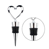 3 Pcs Wine Beverage Bottle Stopper Wine Stoppers Heart Shape Heart Shape Wine and Beverage Bottle Stoppers for Guests
