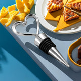 3 Pcs Wine Beverage Bottle Stopper Wine Stoppers Heart Shape Heart Shape Wine and Beverage Bottle Stoppers for Guests