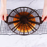 Marvellous Cake Portion Marker,10/12 Piece Pie Cutters ABS Cake Divider Cheesecake Cutter with Handle for Pastry Baking