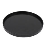 Sturdy Wood Serving Tray, Elegant Round Multifunction Wooden Tea Tray for Cafe Office Dining Table, Easy to, Wide Application