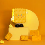 Night Light for Kids Cute Cookie Shape Bedside Nightlight Lamp USB Rechargeable Night Lamp Adjustable Brightness for Toddler