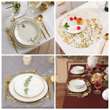12 Pcs  Gold Round Placemats Metallic Glitter Gold Foil Mesh Decorative Table Mates Gold for Wedding (13 Inch)