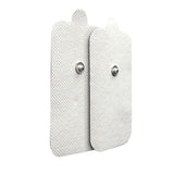 15-Pack Large Electrode Pads（3 different shapes）white Reusable Electrodes Pads for Massager and Muscle Stimulation