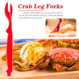 6Pcs Crab Legs - Picks Tools Set for Lobster, Crab, Crawfish, Shrimp, Easy Opener Shellfish picks knife, Seafood Tools