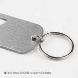 4pc Flat Beer Bottle Opener Keychain, Sturdy and Durable to Send to Friends, Light and Easy to Carry, Suitable