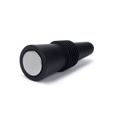 5PC Wine Stoppers , Wine Bottle stopper and Beverage Bottle Stoppers, Black Wine and Beverage Silicone Bottle Stoppers