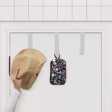 2PC Over The Door Hooks, Sturdy Metal Single White Door Hanger Hooks for Hanging, Towels, Clothes, Bathroom, Hold Up