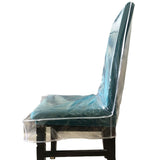 Clear Seat Chair Protector Waterproof Cover Anti-Scratches Spills Clear Plastic Chair Cover Shield Your Chairs from Cat Damage