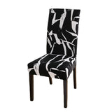 4pc Stretch Soft Removable Washable Chairs Covers for Dining Room, Seat Cushion Slipcovers Protector for Kitchen Armless Chairs