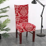 4pc Stretch Soft Removable Washable Chairs Covers for Dining Room, Seat Cushion Slipcovers Protector for Kitchen Armless Chairs
