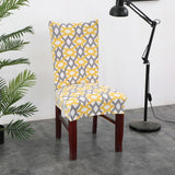 4pc Stretch Soft Removable Washable Chairs Covers for Dining Room, Seat Cushion Slipcovers Protector for Kitchen Armless Chairs
