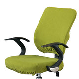 Soft Stretch Spandex Chair Seat Slipcover and Backrest Cover, Washable Chair Slipcovers fit for Office Computer Chairs