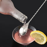 Stirring Spoon Cocktail Spoon Stirring Spoon Ice Tea Spoon Coffee Spoon Long handled Bar Spoon Stainless Steel Spiral