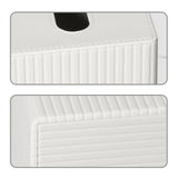 PU Leather Tissue Box Cover with Magnetic Closure, Modern Square Tissue Box Holder Decorative Organizer for Bathroom