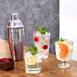Bar Cocktail Shaker, 19.4oz Martini Shaker Drink Mixer with Built-In Strainer for Bartending – Stainless Steel Bartender