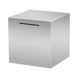 Piggy Bank for Adults, Stainless Steel Savings Bank, Must Break to Open Stainless Steel Saving Box, for Enforcing Savings Discipline and Goal-Oriented Saving