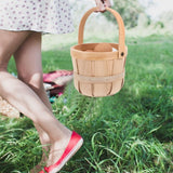 Rustic Woven Storage Basket for Eggs, 1 Pack - Bathroom Organizer for Home Use