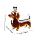 Dachshund Dog Whiskey Glasses, Funny Dachshund Wine Decanter, Unique Whiskey Decanter Animal Wine Bottles for Bar Home  Decor