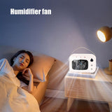 Quiet Portable Water-Cooled Fan 8.66x3.74x6.3In, 3‑Speed Wind, Desktop Air Cooler for Home Dorm Desk Bedroom(White)
