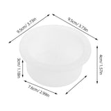 2Pcs White Silicone Wax Melt Warmer Replacement Tray for Home Aromatherapy Use